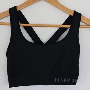Under Armour, sports bra, black, M